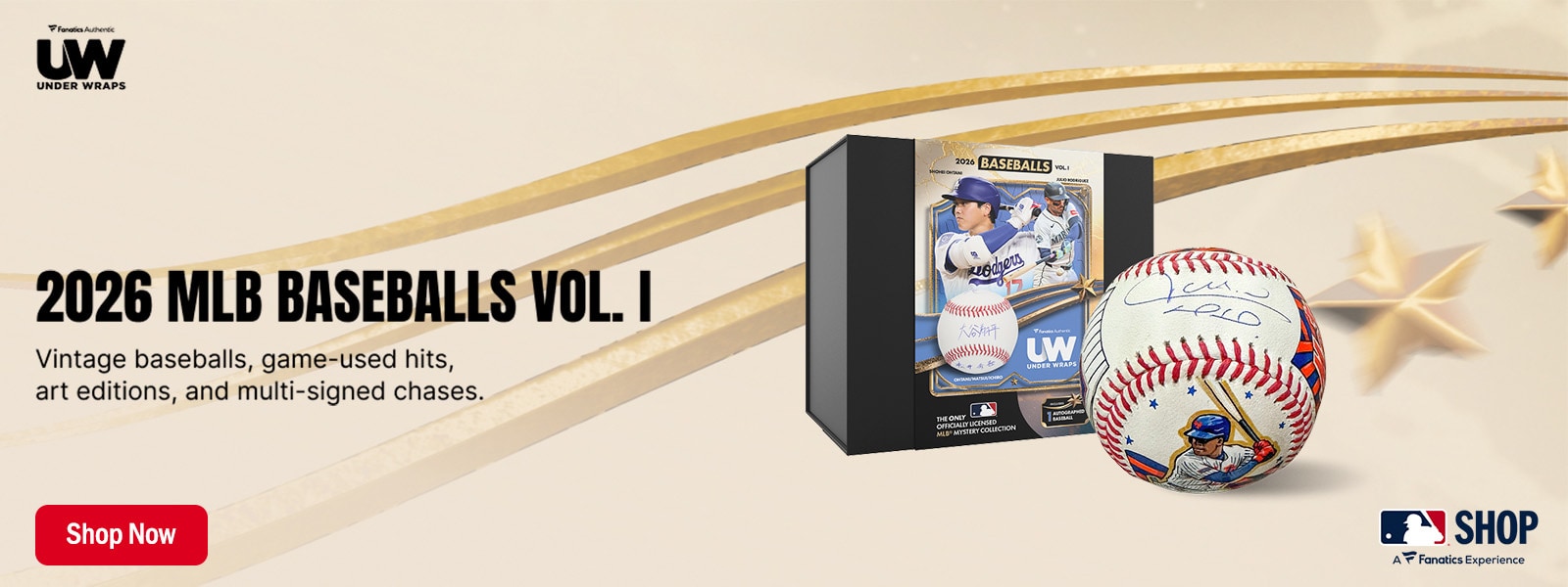 Underwraps サイン入りグッズ│MLB公式オンラインストア